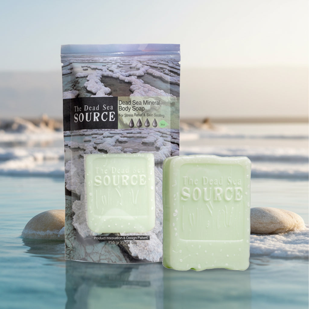 Dead Sea Mineral Body Soap - Stress Relief & Skin Soothing - By The Dead Sea Source