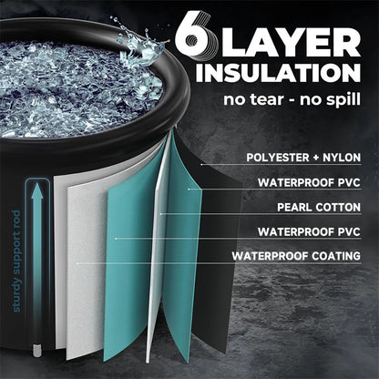 Athletes Portable Recovery Ice Water Bath