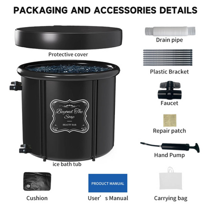 Athletes Portable Recovery Ice Water Bath