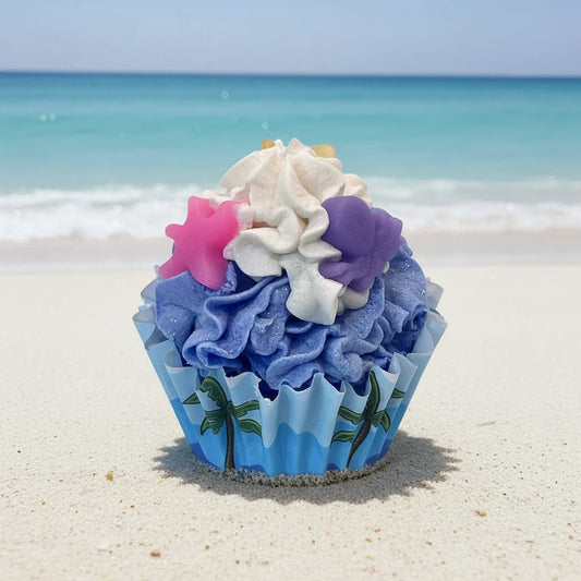 Ocean Blue Cupcake Soap
