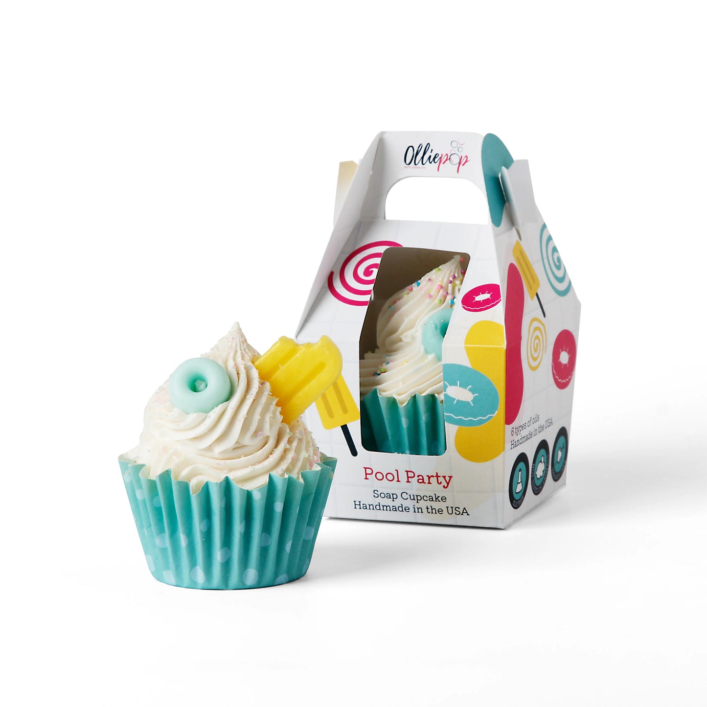 Pool Party Cupcake Soap