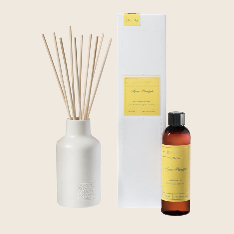 Aromatique- Agave Pineapple - Reed Diffuser Set