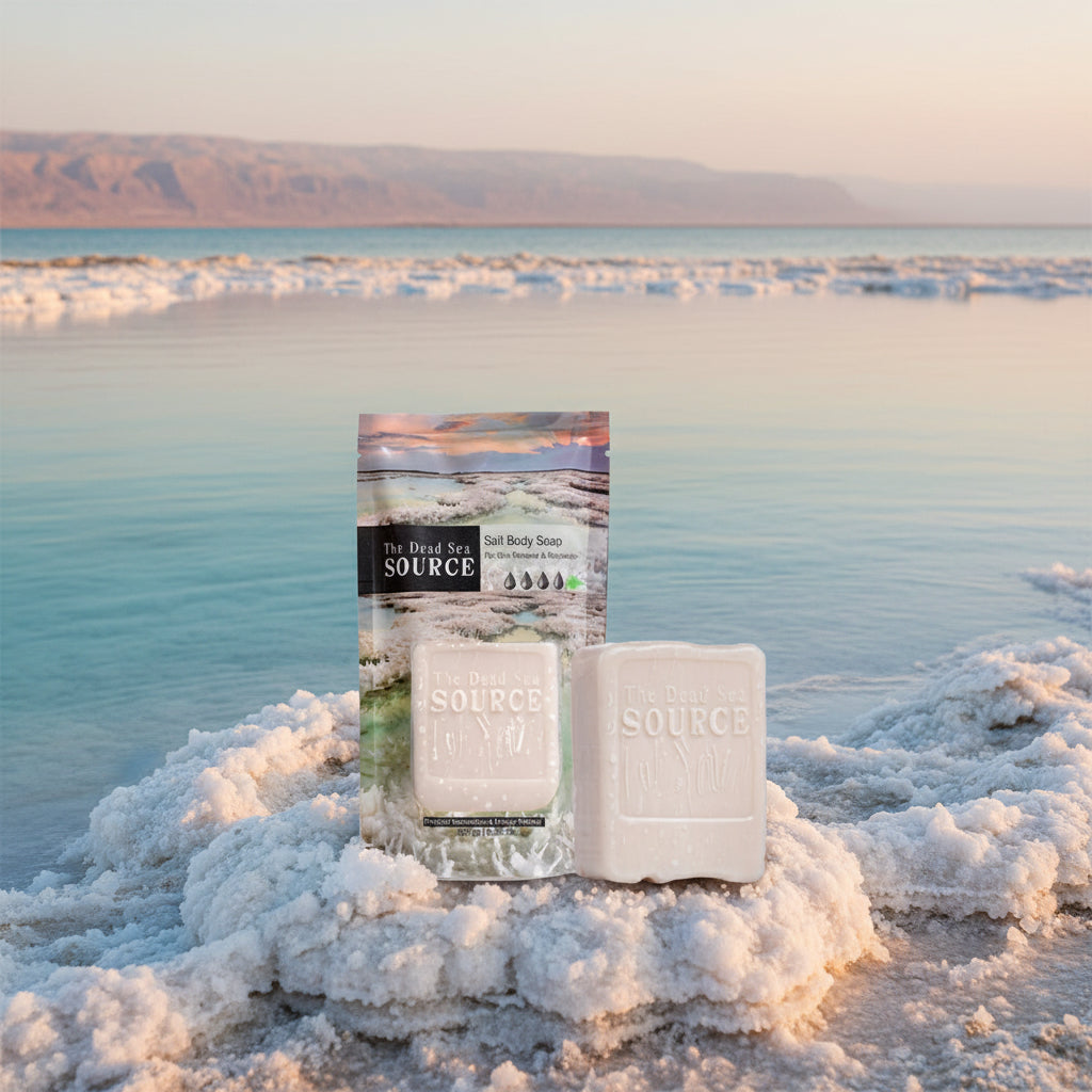 Dead Sea Salt Body Soap - For Skin Renewal & Rejuvenation - By The Dead Sea Source