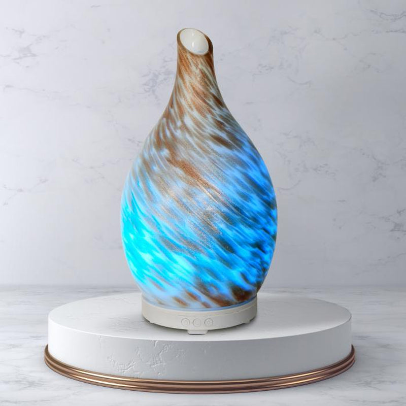 Aromar -Rotating Amphora Diffuser- White/Copper