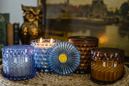 SOI GLASS SHIMMER CANDLE - 15 OZ